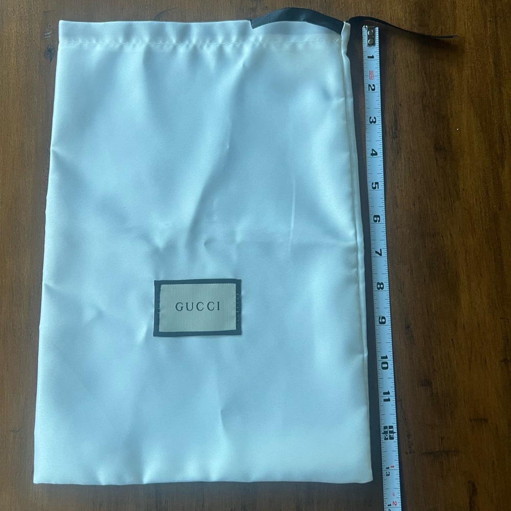 Authentic Gucci Small Drawstring Satin Finish Sto… - image 2